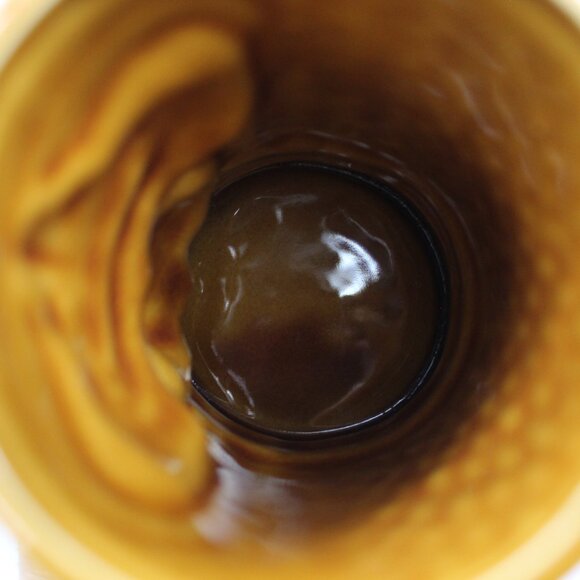 Orchids of Hawaii Vintage Tiki Mug R-91 Japan Dark Brown Ceramic 5 1/8" Aloha - Picture 5 of 7